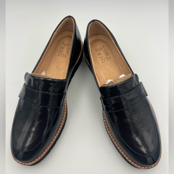NATURALIZER Adline Navy/Black Patent Leather Loafer Women’s Size 8M NEW WITH BOX - Picture 13 of 15